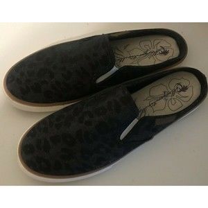 Women's Margaritaville Canvas Animal Print Mules Shoes Size 8 1/2 Slip-On Sailor